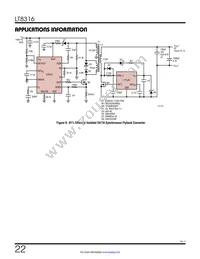 LT8316HFE#TRPBF Datasheet Page 22