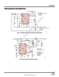 LT8316HFE#TRPBF Datasheet Page 23