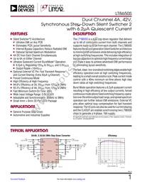 LT8650SIV#PBF Datasheet Cover