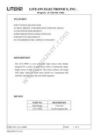 LTA-1000E Datasheet Page 2