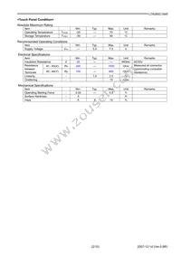 LTA085C184F Datasheet Page 2