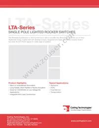 LTA201-TA-B/125N Datasheet Cover