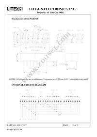 LTC-2721Y Datasheet Page 2
