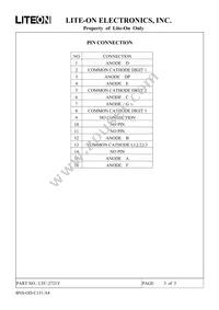 LTC-2721Y Datasheet Page 3