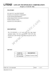 LTC-4620AHR Datasheet Page 2