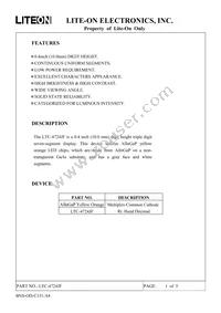 LTC-4724JF Datasheet Cover