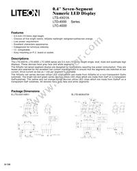 LTC-4724WC Datasheet Cover