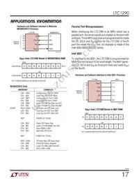 LTC1290BCN/R Datasheet Page 17