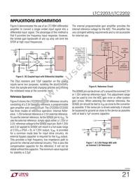 LTC2203IUK Datasheet Page 21