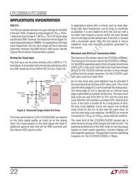 LTC2203IUK Datasheet Page 22