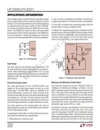 LTC2220IUP Datasheet Page 22