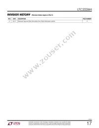 LTC2226HLX Datasheet Page 17