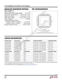 LTC2228IUH Datasheet Page 2