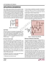 LTC2231IUP Datasheet Page 22