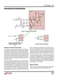 LTC2241IUP-10 Datasheet Page 19