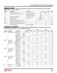 LTC2248IUH Datasheet Page 3