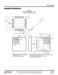 LTC2249IUH Datasheet Page 23