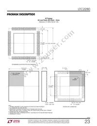 LTC2280IUP Datasheet Page 23