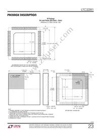 LTC2281IUP Datasheet Page 23