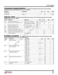 LTC2283IUP Datasheet Page 3