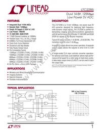 LTC2285IUP Datasheet Cover