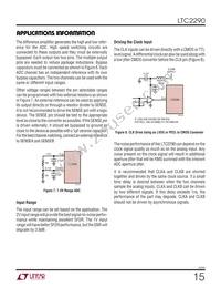 LTC2290IUP Datasheet Page 15