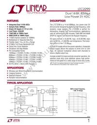 LTC2299IUP Datasheet Cover