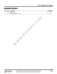 LTC2854HDD Datasheet Page 17