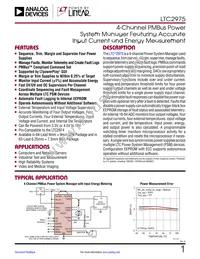 LTC2975IUP#TRPBF Datasheet Cover