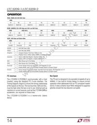 LTC3209EUF-2 Datasheet Page 14