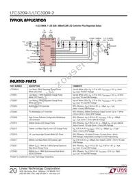 LTC3209EUF-2 Datasheet Page 20