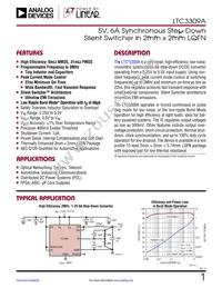 LTC3309AMPV#TRPBF Datasheet Cover