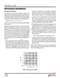 LTC3410ESC6-1.875 Datasheet Page 10