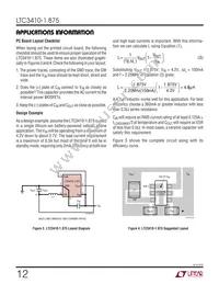 LTC3410ESC6-1.875 Datasheet Page 12