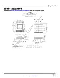 LTC3412EUF Datasheet Page 19