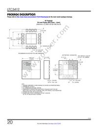 LTC3412EUF Datasheet Page 20