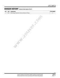 LTC3412EUF Datasheet Page 21