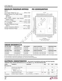 LTC3610IWP Datasheet Page 2