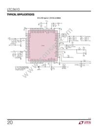 LTC3610IWP Datasheet Page 20