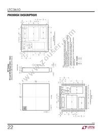 LTC3610IWP Datasheet Page 22