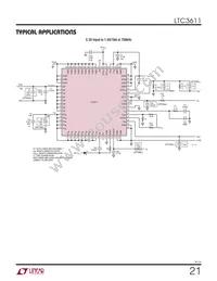 LTC3611IWP Datasheet Page 21