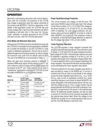 LTC3706IGN Datasheet Page 12