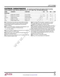 LTC3780MPUH Datasheet Page 5