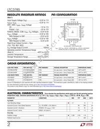 LTC3785IUF Datasheet Page 2