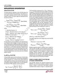 LTC3785IUF Datasheet Page 12