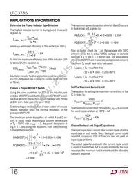 LTC3785IUF Datasheet Page 16