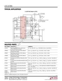 LTC3785IUF Datasheet Page 20