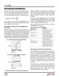 LTC3808EDE Datasheet Page 20