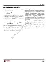 LTC3808EDE Datasheet Page 23