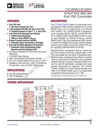 LTC4292IUJ#TRPBF Datasheet Cover